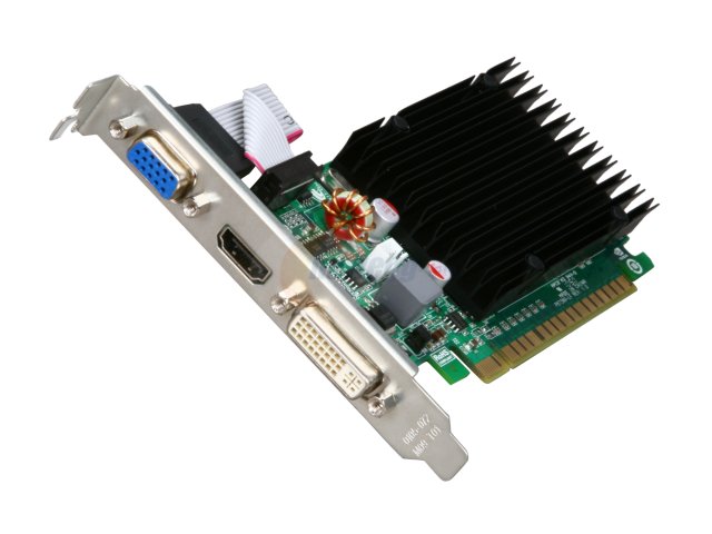 512-P3-1301-KR | EVGA e-GeForce 8400 GS 512MB DDR3 32-Bit PCI Express 2 x16 DVI-I/ HDMI/ VGA Video Graphics Card
