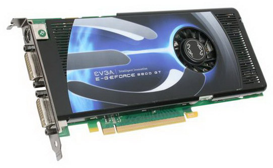 512-P3-N801-AR | EVGA GeForce 8800 GT 512MB 256-Bit GDDR3 PCI Express 2 x16 HDCP Ready SLI Support HDTV/ S-Video Out/ Dual DVI Video Graphics Card