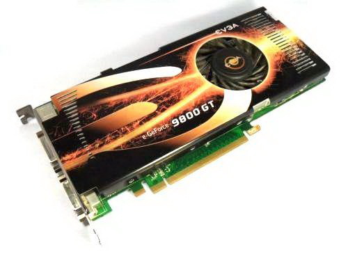 512-P3-N976-B1 | EVGA GeForce 9800GTn 512MB 256-Bit GDDR3 PCI Express 2 x16 HDCP Ready SLI Supported Dual DVI HDTV / S-Video Out Video Gra