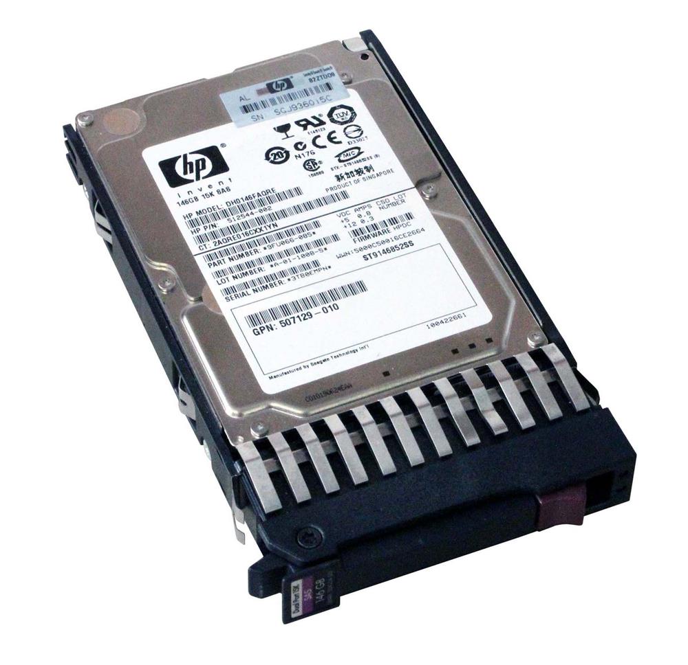 512544R-002 | HP 146GB 15000RPM SAS 6GB/s Hot-Pluggable Dual Port 2.5-inch Hard Drive