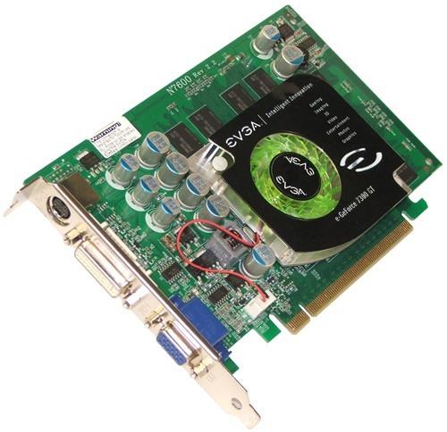 512A8N501LR | EVGA GeForce 7300GT 512MB 128-Bit DDR2 AGP 4X/8X DVI/ D-Sub/ HDTV/ S-Video/ Composite Out Video Graphics Card