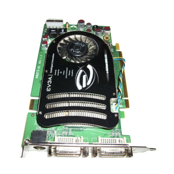 512P2N757DX | EVGA GeForce 8600GT 512MB 128-Bit GDDR3 PCI Express x16 HDCP Ready SLI Support Dual DVI/ HDTV/ S-Video Out Video Graphics Card