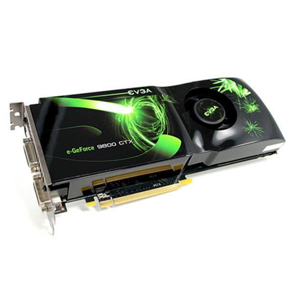 512P3N871FR | EVGA Nvidia GeForce 9800GTX 512MB DDR3 256-Bit PCI-Express 2 x16 Dual DVI Graphics Card