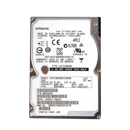 52923-02 | Hitachi NetApp 600GB 10000RPM SAS 6Gb/s 2.5-inch Hard Drive (DE5600)