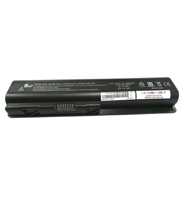 530801-001 | HP 6-Cell Lithium-ion (Li-Ion) 10.8VDC 4400mAh Notebook Battery for HP Pavilion dv4/dv5/dv6/HDX16 Series Entertainment Notebook PC