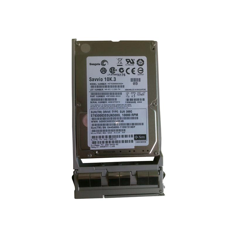 5407869-02 | Sun 300GB 10000RPM SAS 6GB/s Hot-Pluggable 16MB Cache 2.5-inch Hard Drive
