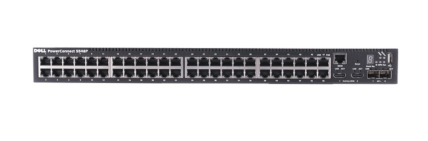 5548P | Dell PowerConnect 5548P 48-Ports Gigabit PoE 2-Ports 10G SFP+ Ethernet Switch