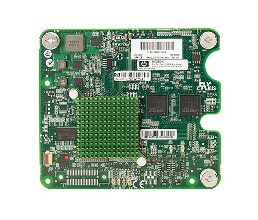 581202-001 | HP NC550M PCI-Express x8 2-Port Flex-10 10GbE Gigabit Ethernet Server Adapter for HP ProLiant c-Class BladeSystem