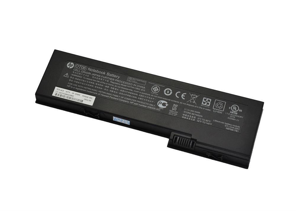 586596-141 | HP Elitebook 2730P 2740P 2760P 2710P Nc6320 Series 6-Cell Notebook Battery