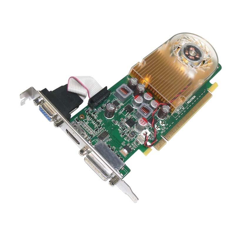 593214-001 | HP Nvidia GeForce G210 PCI-Express x16 512MB VGA/DVI/HDMI Full-Height (FH) Video Graphics Card