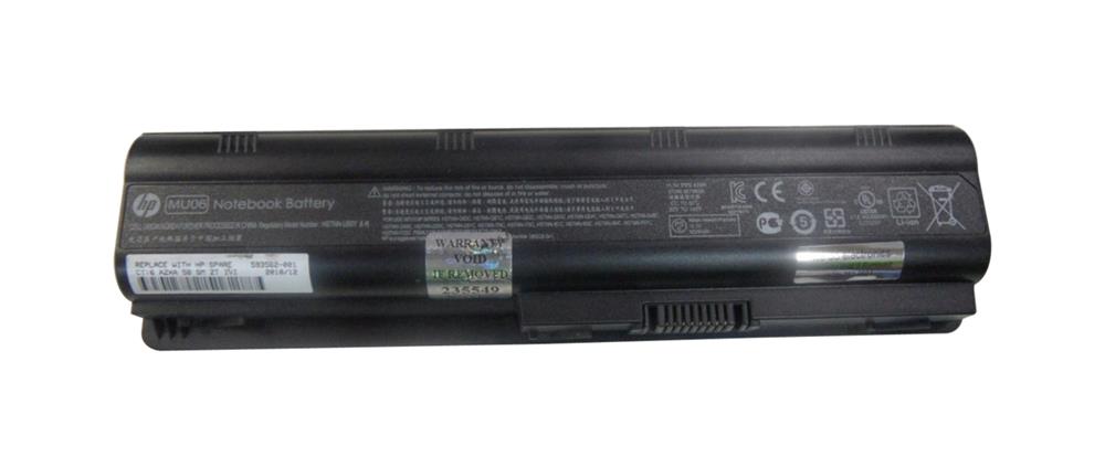 593562-001 | HP 9-Cell 11.1V 7800mAh 100Wh Lithium ion High Capacity Notebook Battery