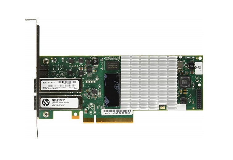 593742-001 | HPE NC523SFP Dual Port 10GbE Network Adapter