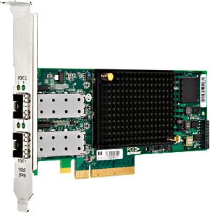 595325-001 | HP StorageWorks CN1000E Dual Port PCI Express 2.0 X8 Converged Network Adapter