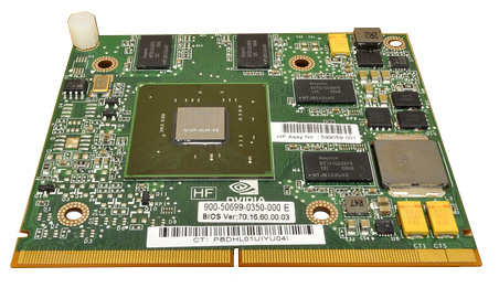 595821-001 | HP NVIDIA Quadro FX880M PCI-Express 2 1GB Mezzanine Video Graphics Card N10p-glm