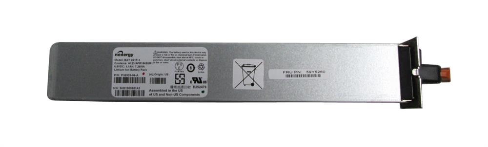 59Y5260 | IBM 59y5260 6.6v 1.1ah 7.26wh li-ion battery backup unit for ds5020