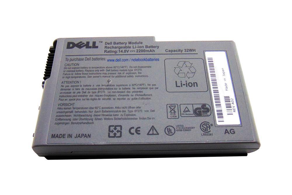 5X905 | Dell 14.8V 32WHr 4 Cell Lithium Battery