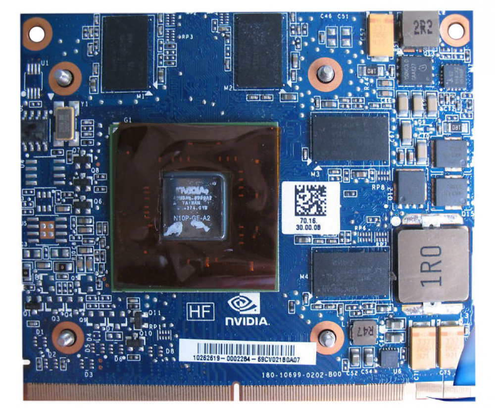 608545-001 | HP nVidia GeForce GT230M PCI-Express 2 1GB MXM N10p Mezzanine Video Graphics Card