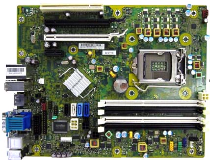 611834-001 | HP System Board for Elite 8200 (SFF) Micro Tower PC