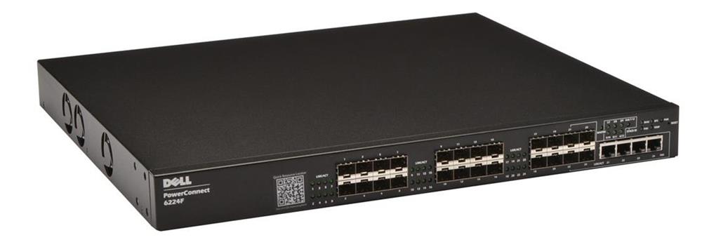 6224F | Dell PowerConnect 24-Port SFP Fibre Ethernet Managed Layer 3 Switch