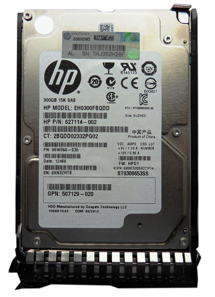 627117-B21 | HPE 300GB 15000RPM SAS 6Gb/s SFF Hard Drive