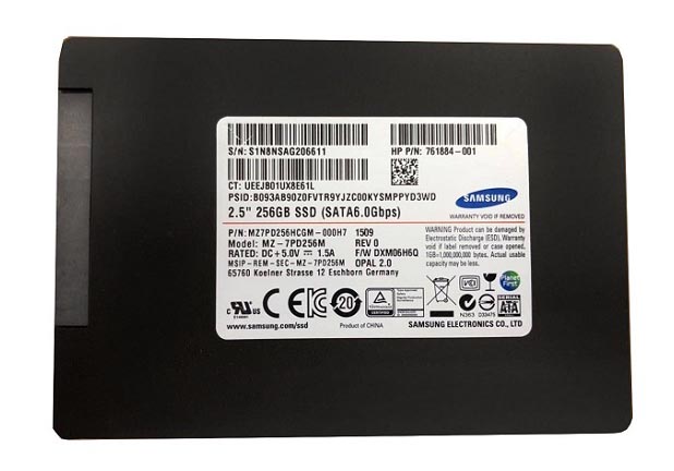628497-001 | HP 256GB MLC SATA 6Gb/s 2.5-inch Solid State Drive