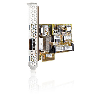 631667-B21 | HP Smart Array P222 6GB 1-Port INT/1-Port External PCI-E 3.0 X8 SAS RAID Controller with 512MB FBWC for Gen. 8