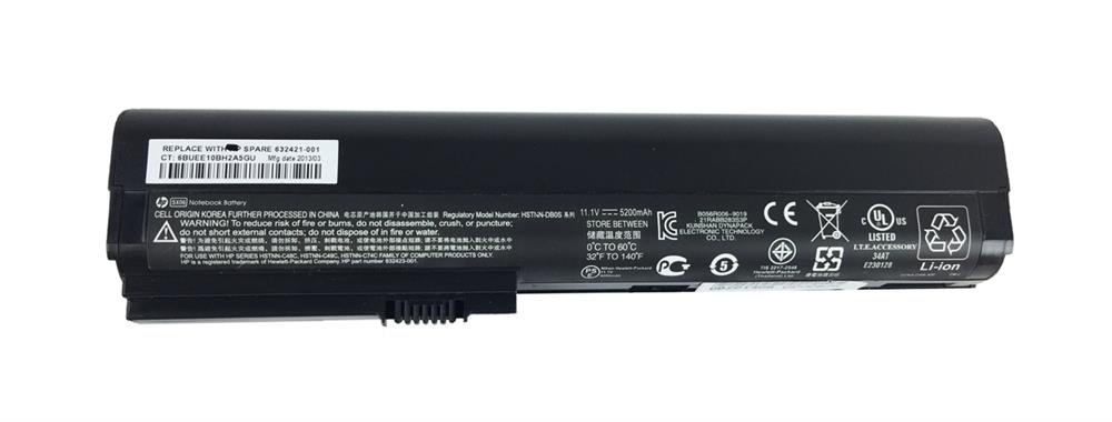 632421-001 | HP Notebook Battery 2800 mAh Lithium Ion (Li-Ion) 11.1 V DC