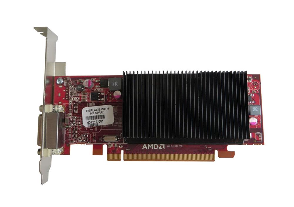 637213-001 | HP Firepro 2270 PCI-Express x16 512MB DisplayPort / DVI / VGA Video Graphics Card
