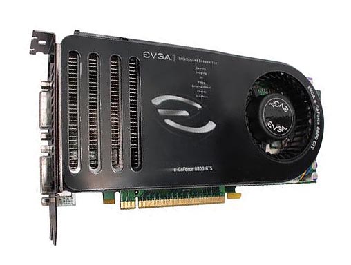 640-P2-N829-CR | EVGA Nvidia GeForce 8800 GTS SSC 640MB GDDR3 320-Bit PCI Express x16 Video Graphics Card