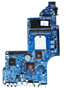 640454-001 | HP System Board for HD6650/1GB for Pavilion DV6-6000 Series AMD Laptop
