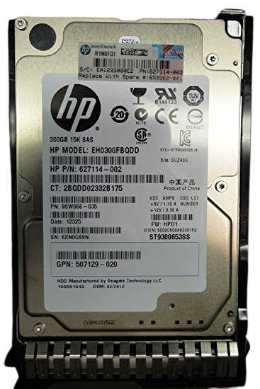 652611-B21 | HPE 300GB 15000RPM SAS 6Gb/s SFF SC Hard Drive
