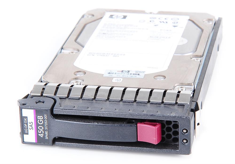 652615-B21 | HP 450GB 15000RPM SAS Gbps 3.5 16MB Cache Hot Swap Hard Drive