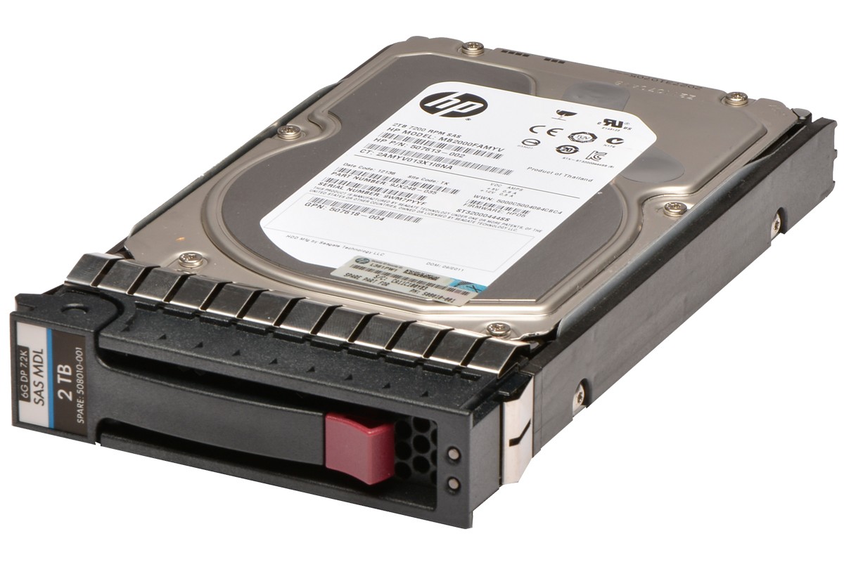 652755-002 | HPE 2TB 7200RPM SAS 6Gb/s 3.5-inch LFF Dual Port Midline Hot-pluggable Hard Drive
