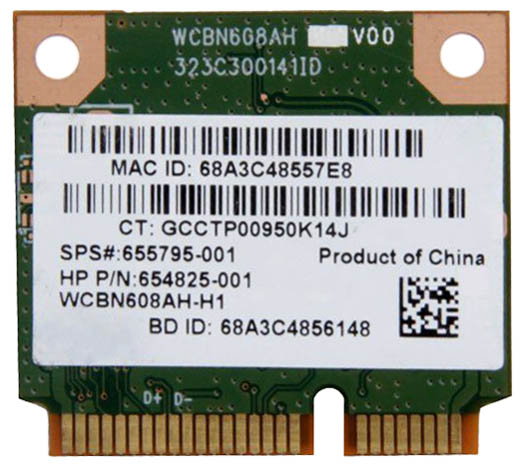 655795-001 | HP Atheros 9485GN Mini PCI-Express 802.11b/g/n WiFi Wireless Lan (WLAN) Network Adapter