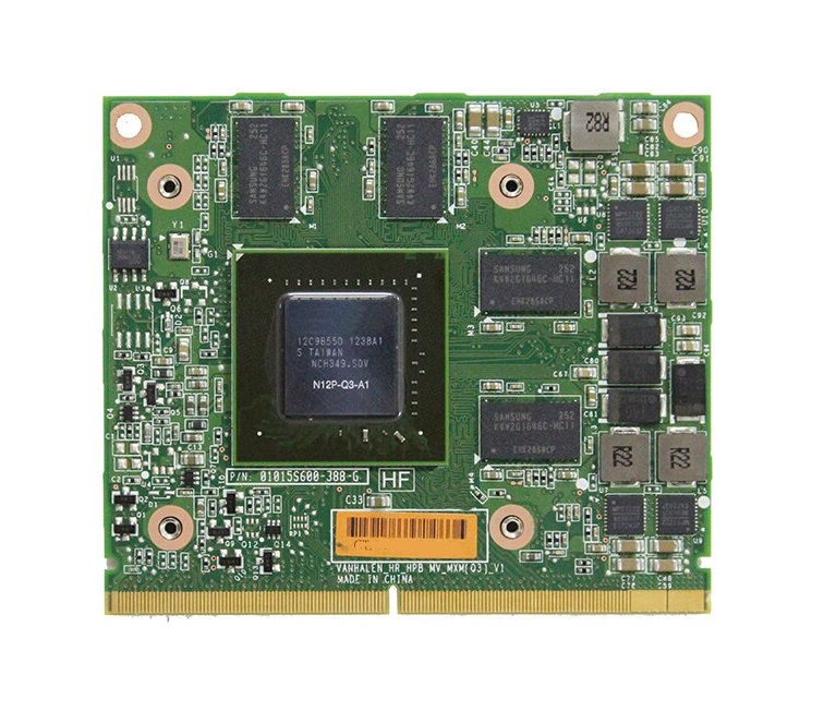 665077-001 | HP Quadro 1000M 2GB DDR3 128-bit MXM Mobile Graphics Card