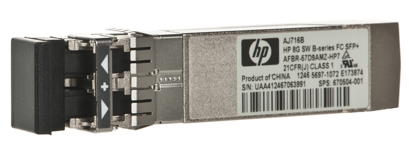 670504-001 | HP 8Gb Fibre Channel SFP Transceiver Module