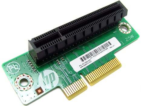 671324-001 | HP 8-Port Low Profile PCI Express Riser Board 1U Form Factor for ProLiant DL320E G8