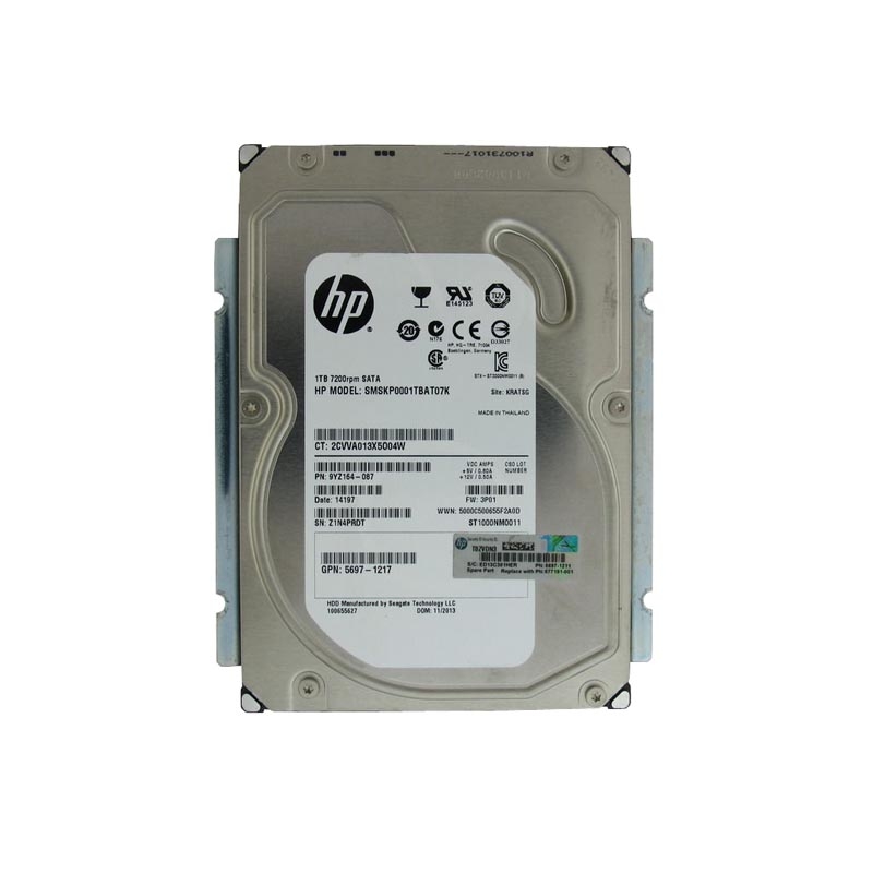 5697-1217 | HP Seagate Constellation ES 1TB 7200RPM SATA 6GB/s 64MB Cache 3.5-inch Hard Drive