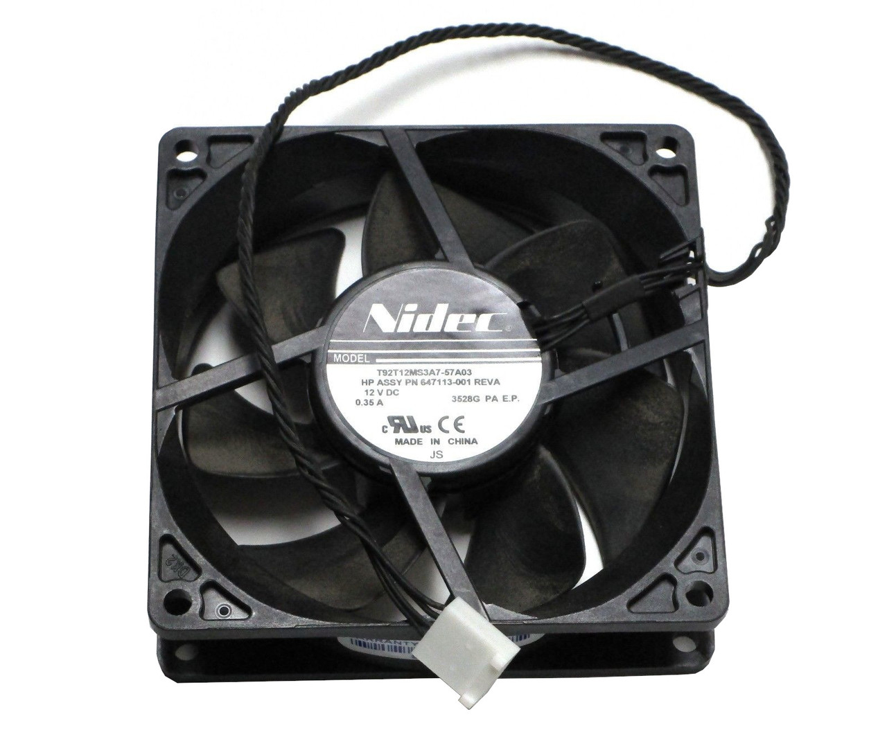 684025-001 | HP 92X25MM Front CPU Cooling Fan Assembly for Z800 Z820 Z840 WorkStation