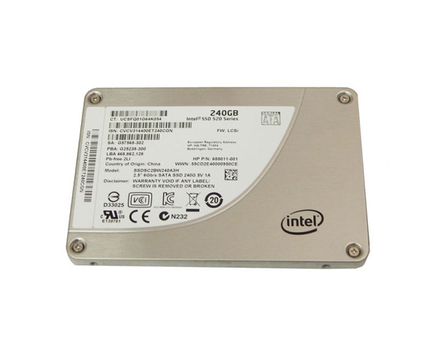688011-001 | HP 240GB SATA 6Gb/s 2.5-inch Solid State Derive