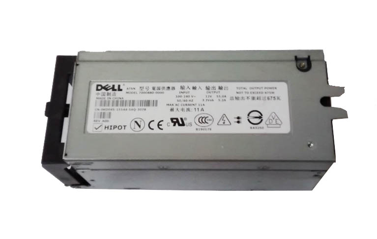 7000880-Y000 | Dell 675-Watts Redundant Power Supply for PowerEdge 1800