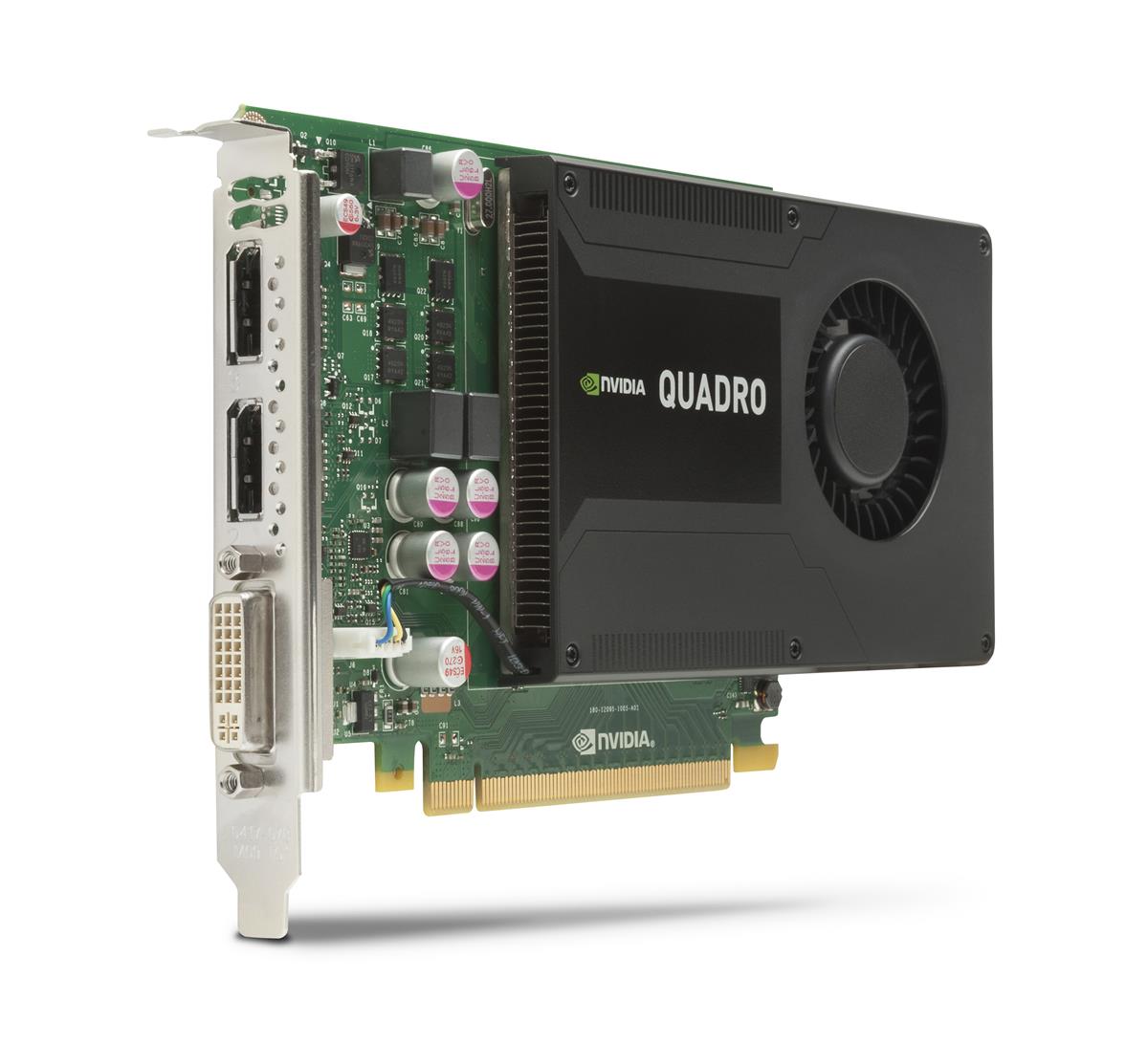 713380-001 | HP nVidia Quadro K2000 2GB GDDR5 PCI-Express x16 Dl-DVI+2xdp Video Graphics Card