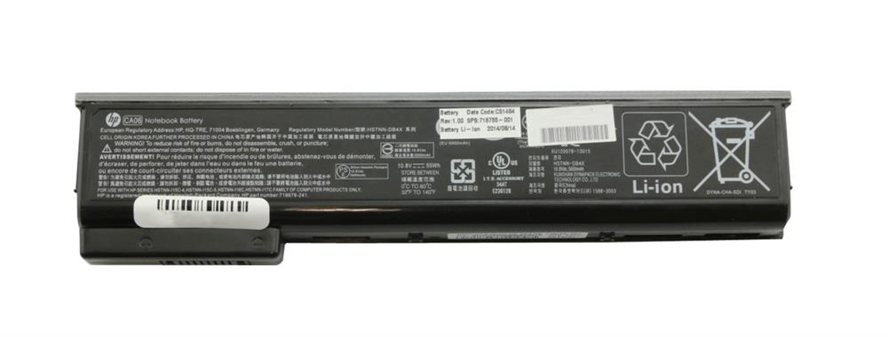 718755-001 | HP Notebook Battery Lithium Ion (Li-Ion) 1 Pack