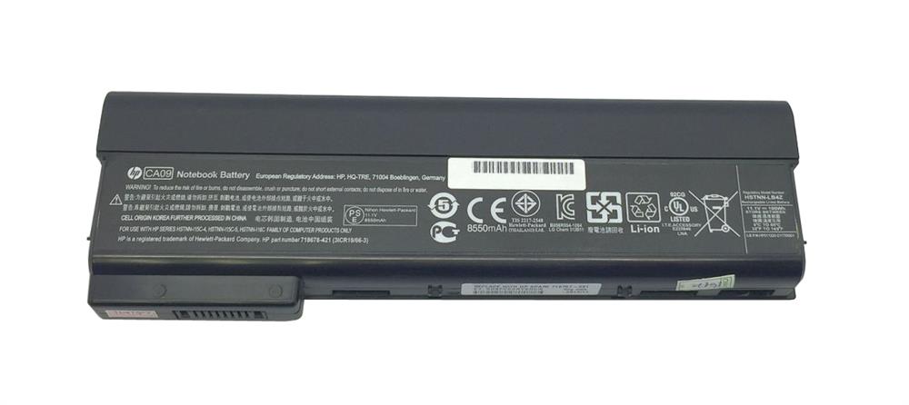 718757-001 | HP CA09 9-Cell Li-ion 9.0A Notebook Battery for ProBook 640 G1 Notebook PC