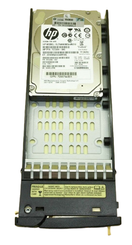 727290-005 | HPE 600GB 10000RPM SAS 6Gb/s SFF Hard Drive