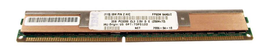 73P5122 | IBM 4GB Kit (2 X 2GB) DDR-400MHz PC3200 ECC Registered CL3 184-Pin DIMM 2.5V Memory