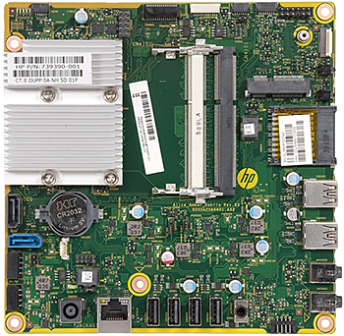 740248-501 | HP System Board for 21-H All-In-One Desktop with AMD A4-5000 1.5GHz CPU