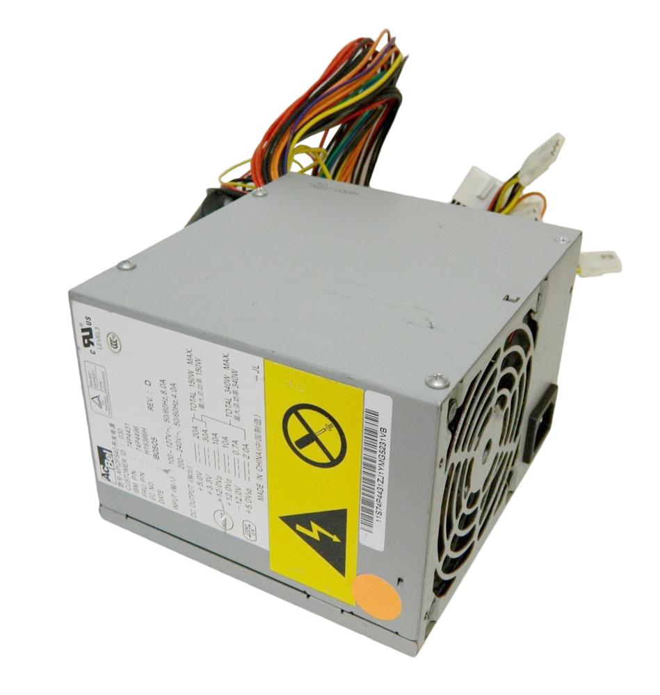 74P4496 | IBM 340-Watts Power Supply for eServer xSeries 205, 206 74P4496 | IBM 340-Watts Power Supply for eServer xSeries 205, 206