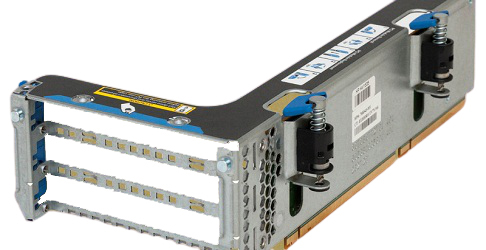 777283-001 | HP PCI Riser Card (Two Full Length PCI Express 3 X16 Slot, One Half-Length PCI-E 3 X8 Slot) for ProLiant DL380 DL388 G9