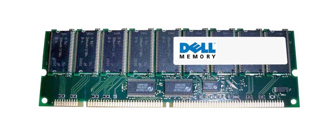 77CTV | Dell 1GB 133MHz PC133 ECC Registered CL3 168-Pin DIMM 3.3V Memory Module